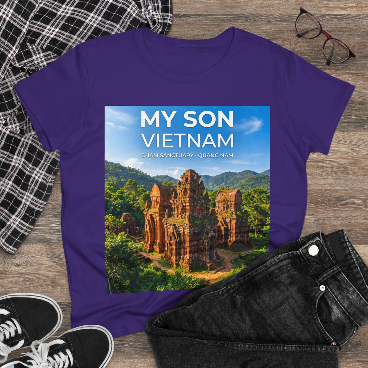My Son Vietnam Travel Tee — My Son Sanctuary Photo T‑Shirt