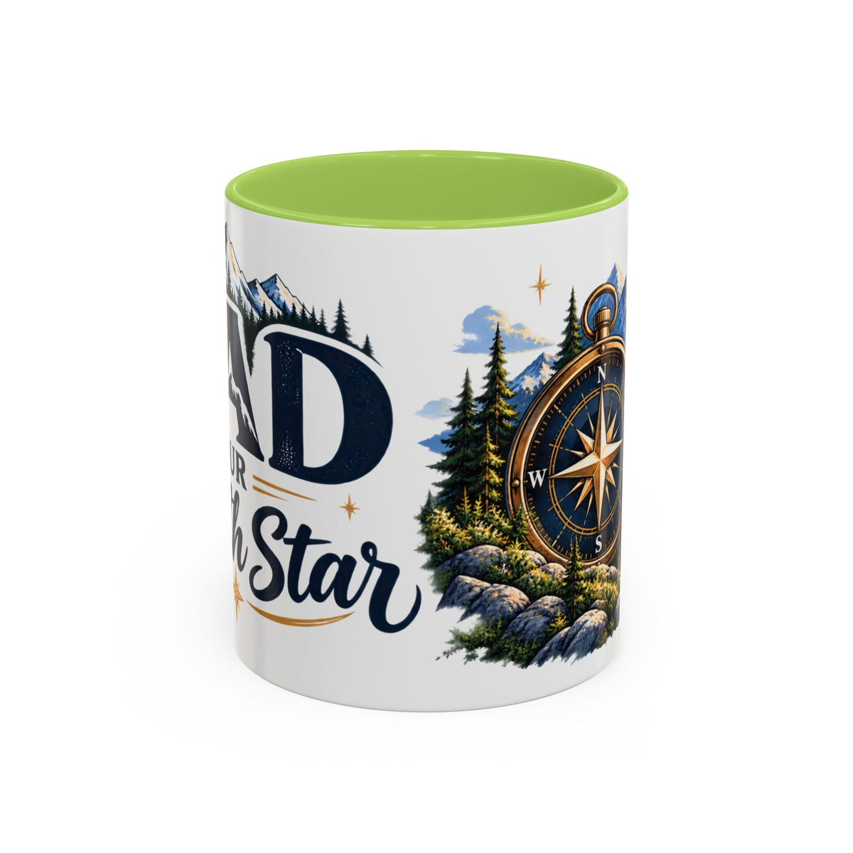 Adventure Compass Mountain Coffee Mug