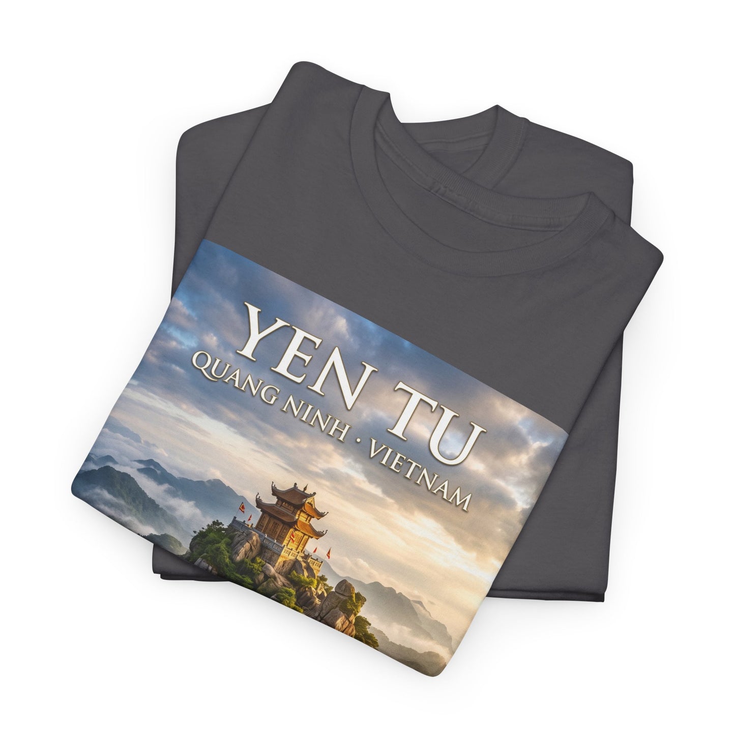 Yen Tu Mountain Scenic Tee – 'YEN TU: Listen to the Silence' Travel Photography T-Shirt