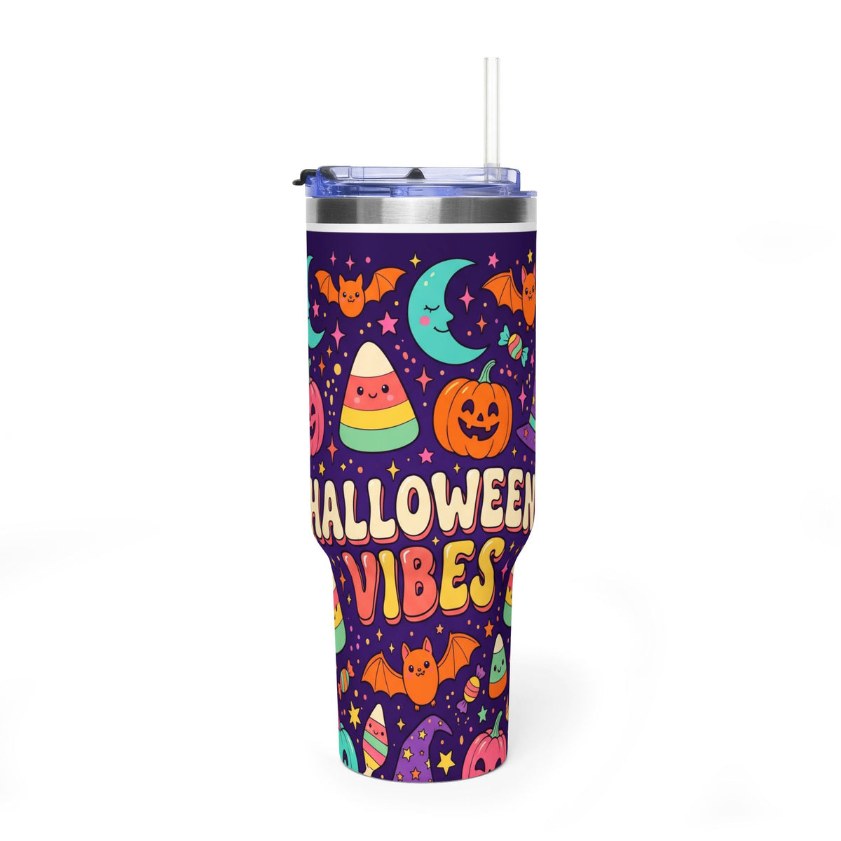 Halloween Vibes 40oz Thermal Tumbler