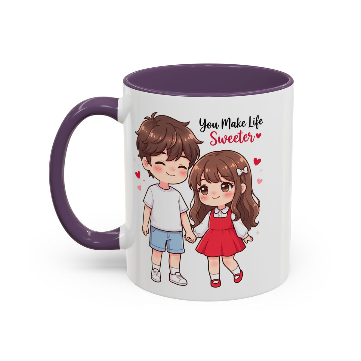 You Make Life Sweeter Couple Coffee Mug