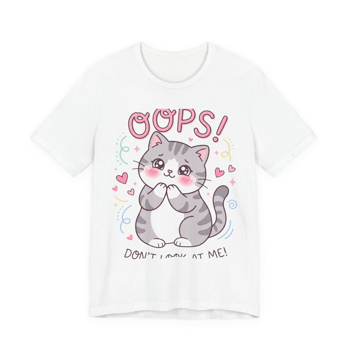 Oops! Don’t Blame Me Cute Kitten T-Shirt