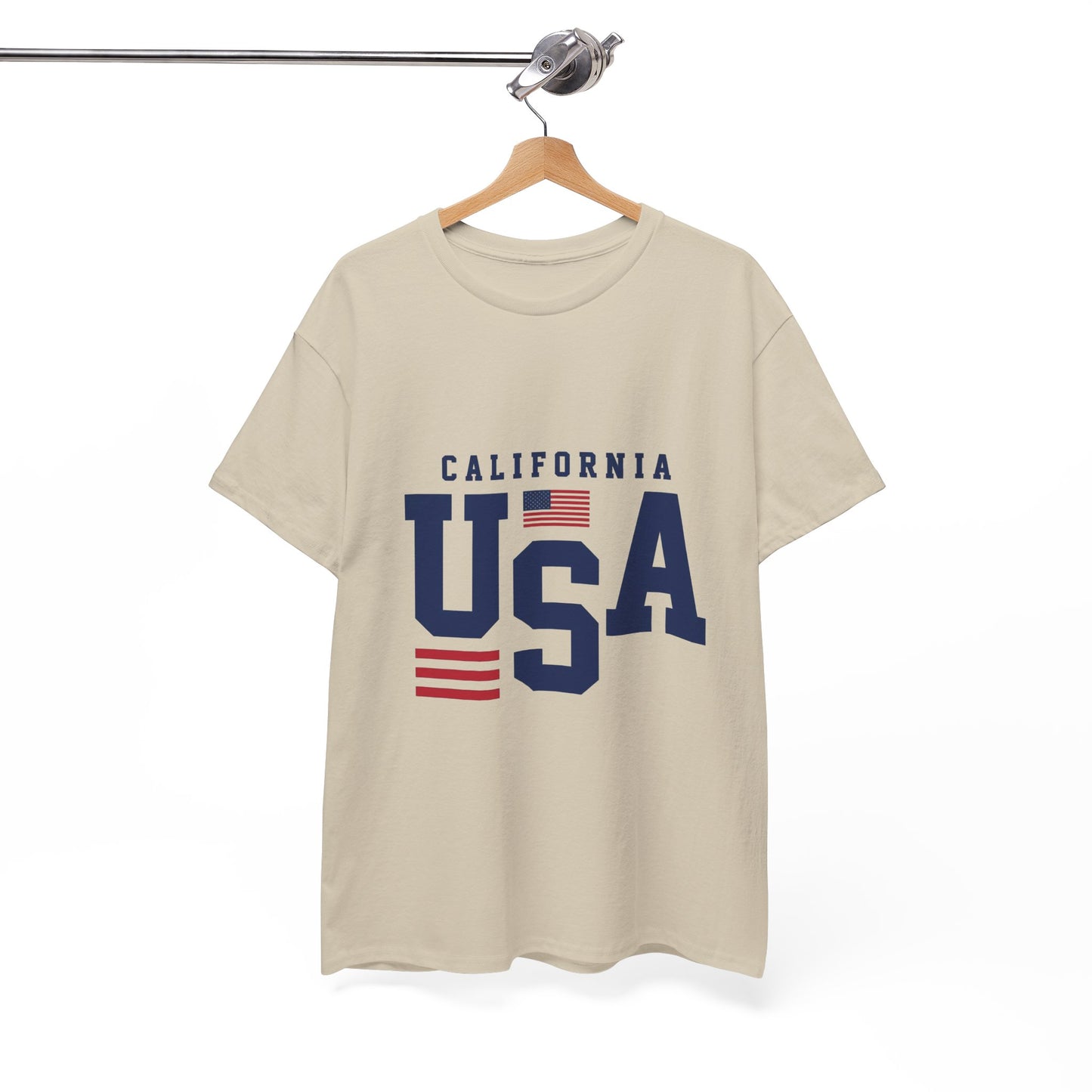 California USA Graphic Tee — Patriotic American Flag T‑Shirt