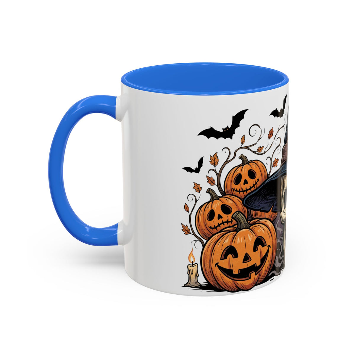 Halloween Skull & Jack-o'-Lantern Mug (11oz/15oz)