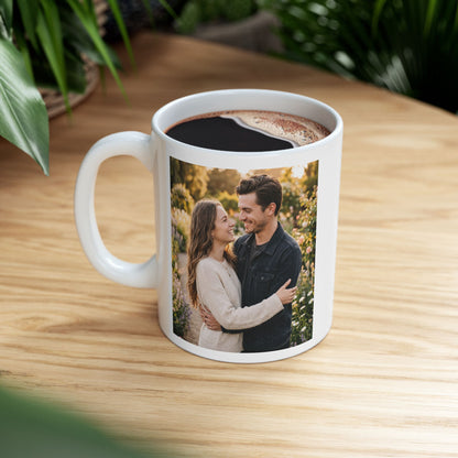 Personalized Photo Ceramic Mug (11oz & 15oz) — Custom Memory Coffee Cup