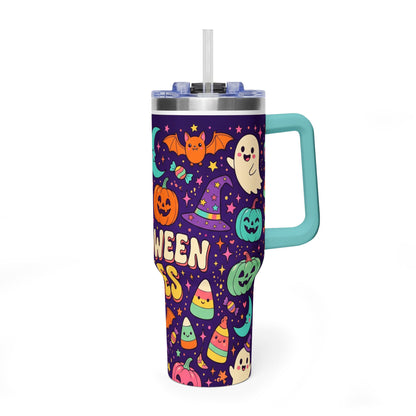 Halloween Vibes 40oz Thermal Tumbler