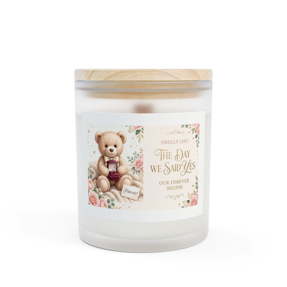 Frosted Glass Candle, 11oz