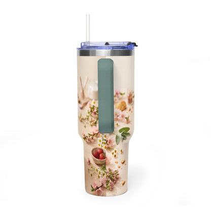 You Make Life Peachy Cat 40oz Travel Tumbler