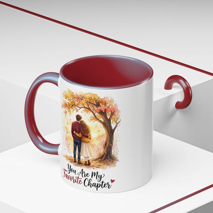 You Are My Favorite Chapter Romantic Autumn Coffee Mug