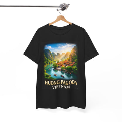 Huong Pagoda Vietnam Tee — Scenic Travel Poster T-Shirt