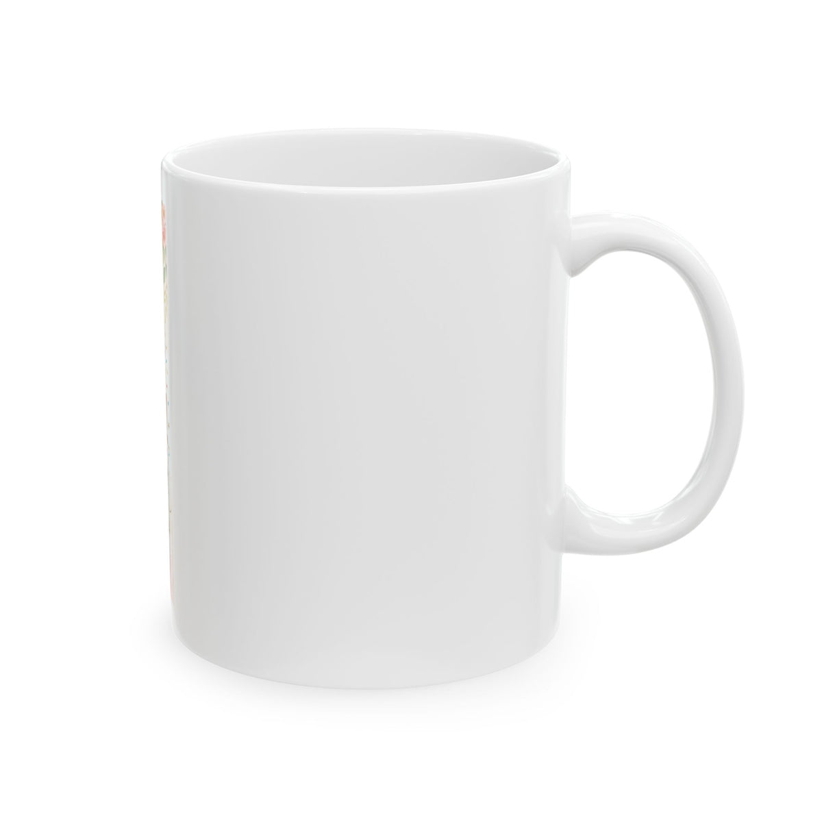 Graduation Mug - "She Did It!" Floral Celebration Ceramic Coffee Cup (11oz & 15oz)