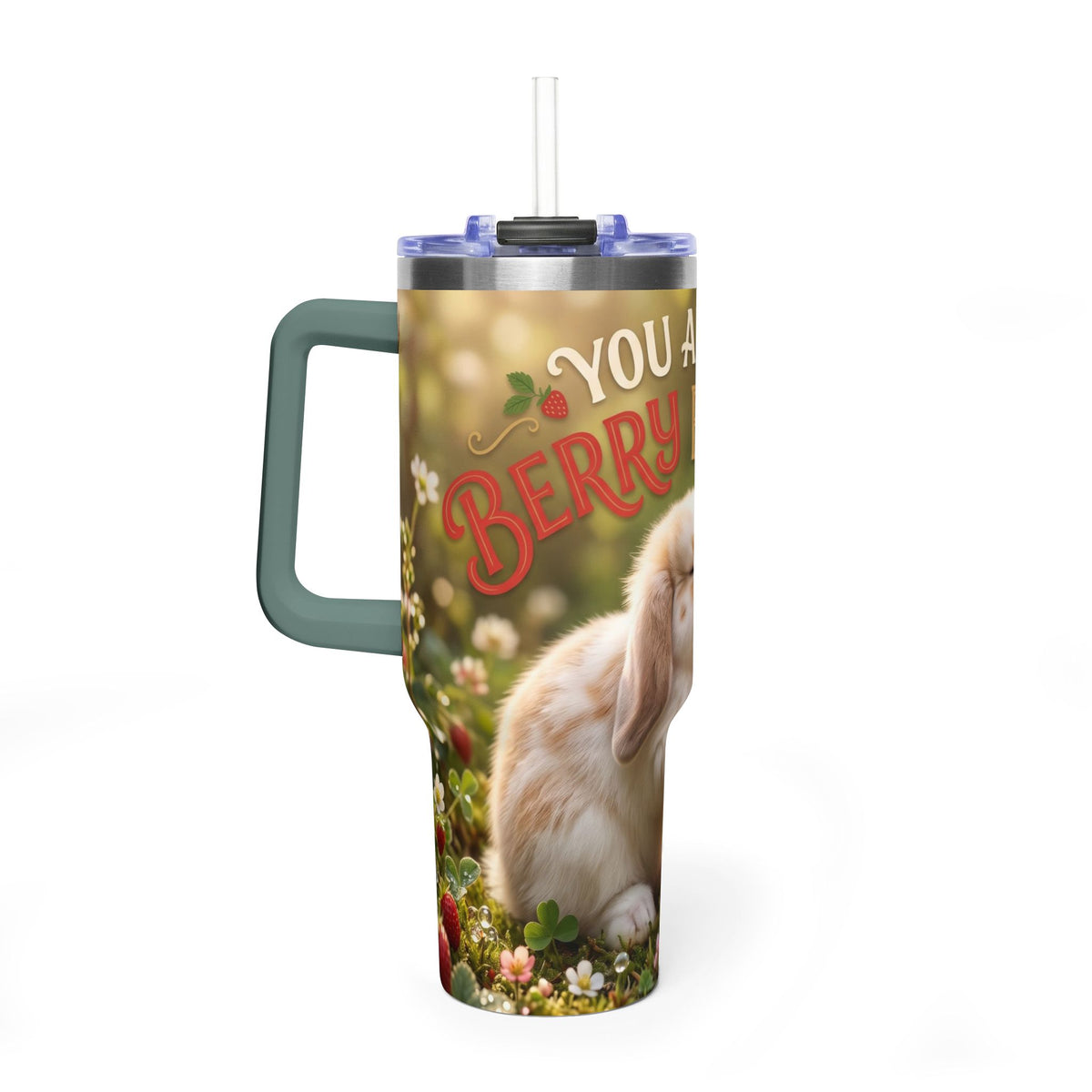 You Are My Berry Favorite Bunny 40oz Thermal Tumbler