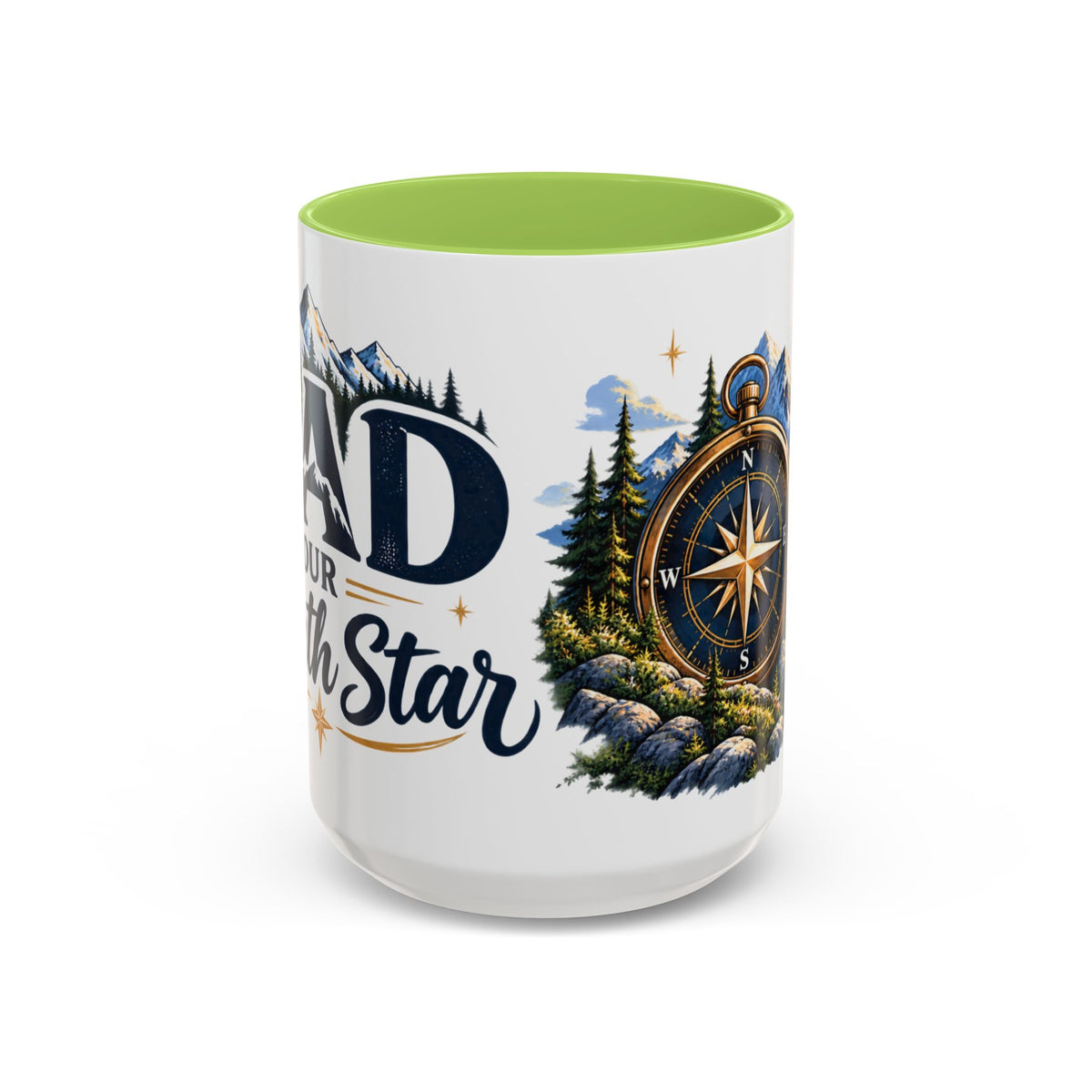 Adventure Compass Mountain Coffee Mug