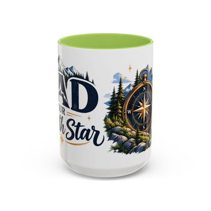 Adventure Compass Mountain Coffee Mug