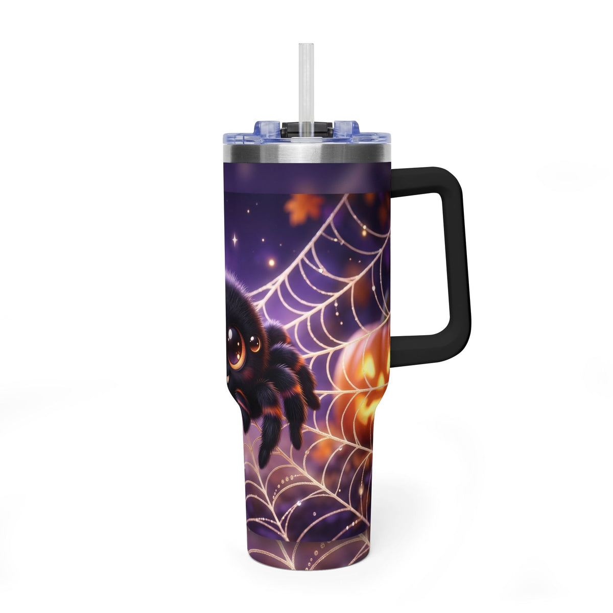 40oz Spider Web Moon Tumbler