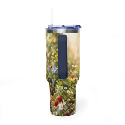 Little Paws Big Love Red Panda 40oz Vacuum Thermal Tumbler