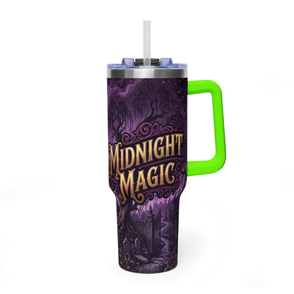 40oz Halloween Haunted Castle Thermal Tumbler