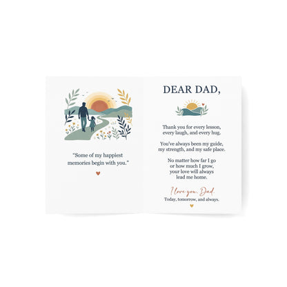 Greeting Card – “Dad, You Are My Home” Father’s Day Appreciation Card