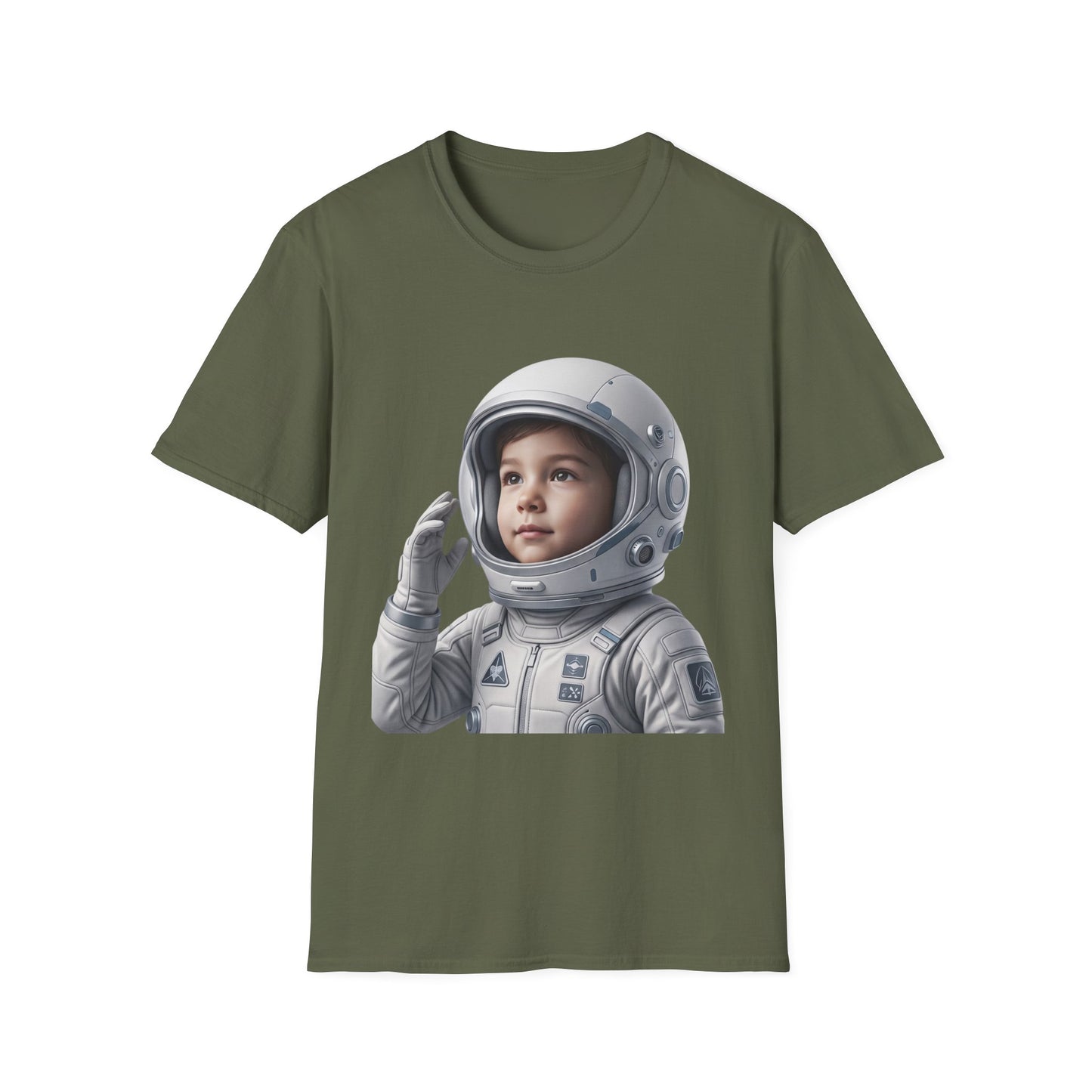 Astronaut Kid T-Shirt — Cute Space Helmet Graphic Tee for Space Lovers