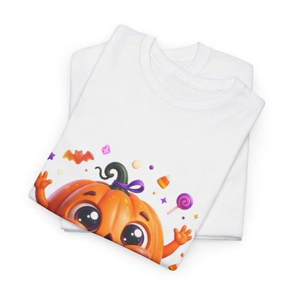 Halloween Pumpkin T‑Shirt — Happy Jack-O'-Lantern Candy Graphic Tee