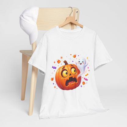 Halloween Pumpkin & Friendly Ghost T-Shirt