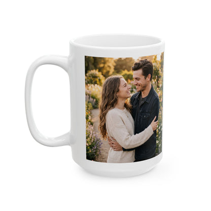 Personalized Photo Ceramic Mug (11oz & 15oz) — Custom Memory Coffee Cup