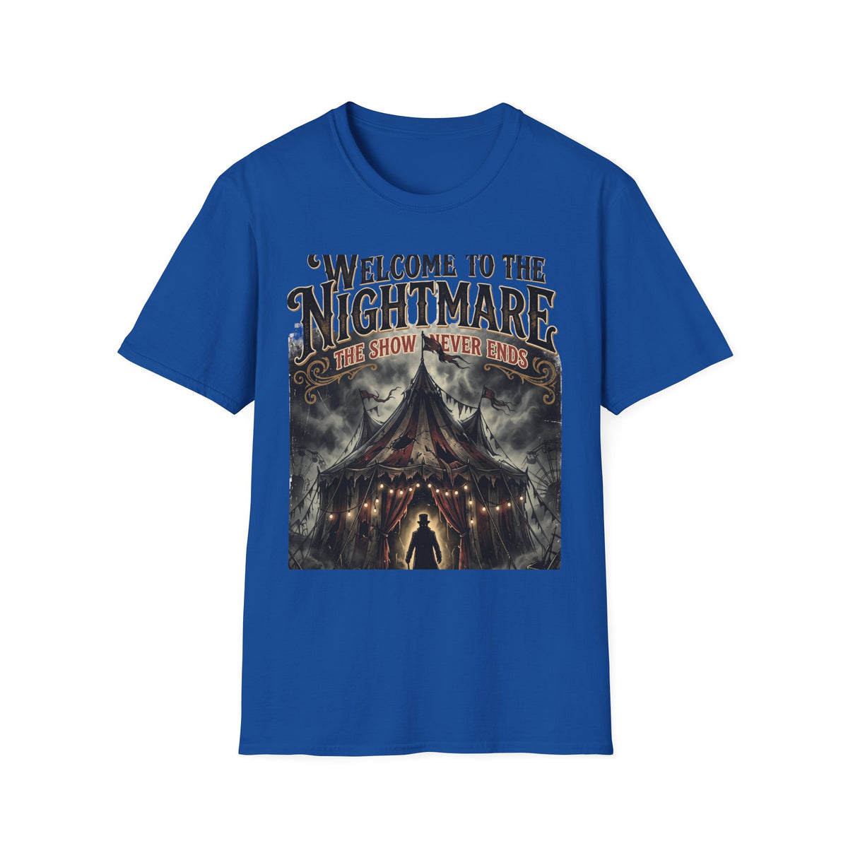 Welcome to the Nightmare T-Shirt — Horror Carnival Graphic Tee