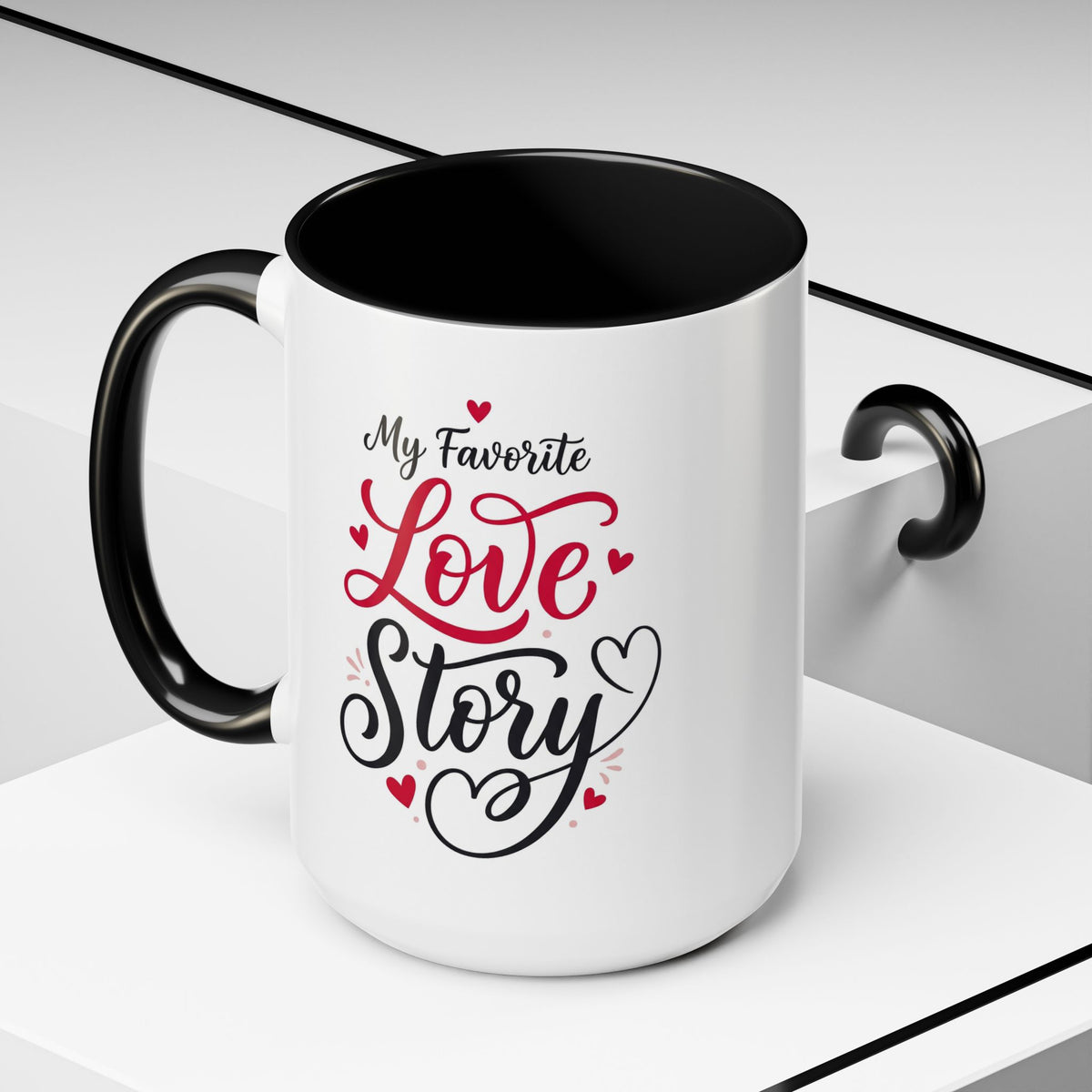 My Favorite Love Story Romantic Coffee Mug