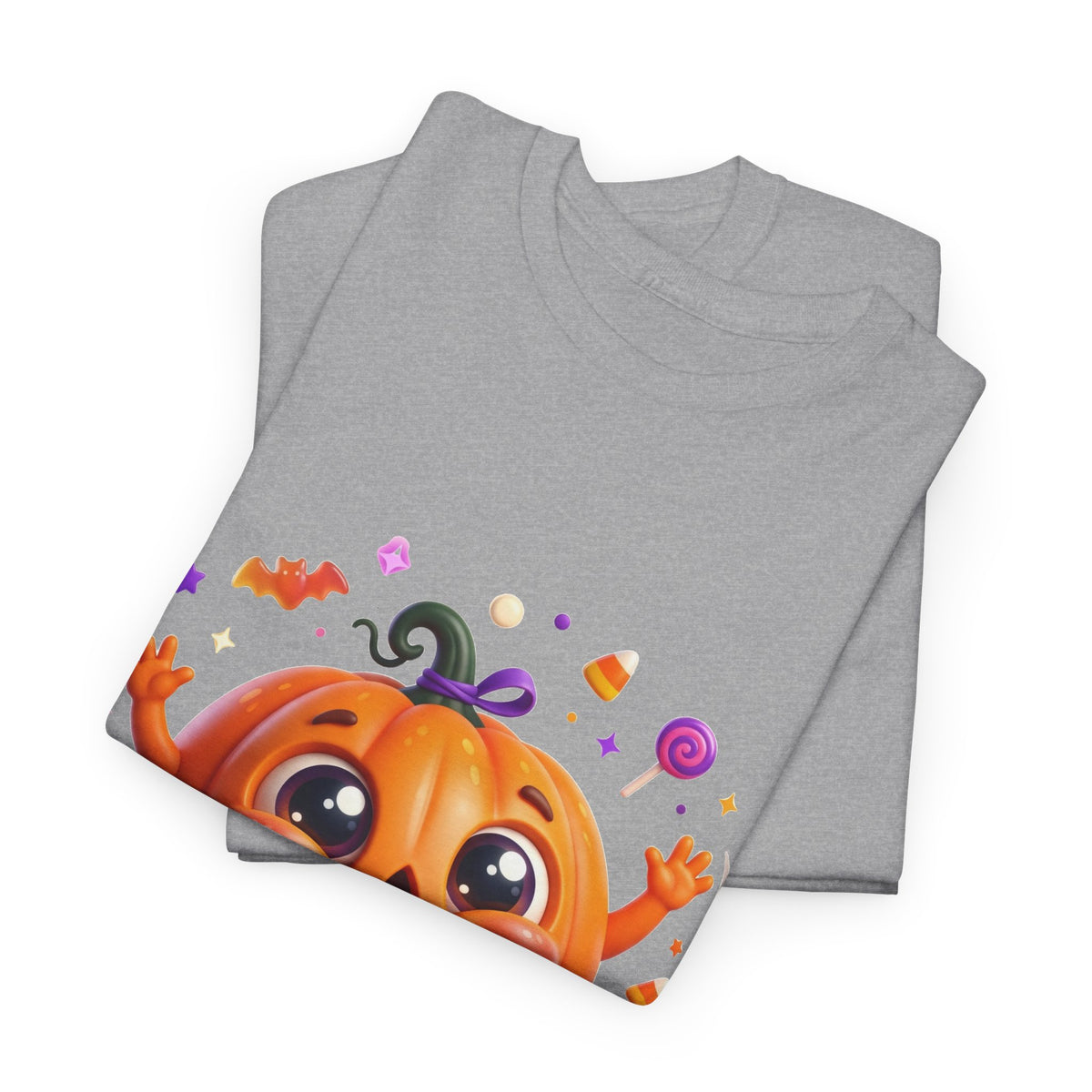 Halloween Pumpkin T‑Shirt — Happy Jack-O'-Lantern Candy Graphic Tee