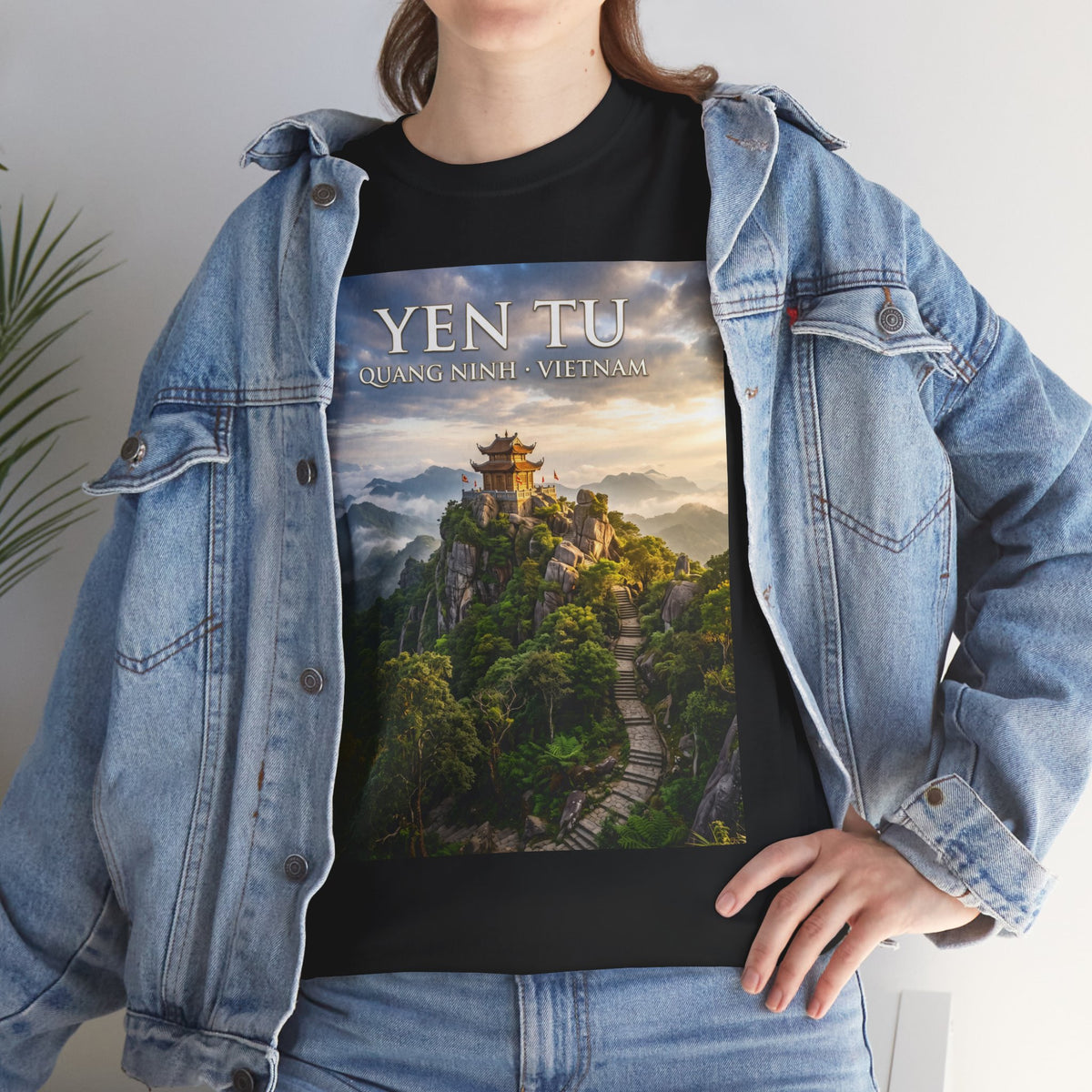 Yen Tu Mountain Scenic Tee – 'YEN TU: Listen to the Silence' Travel Photography T-Shirt