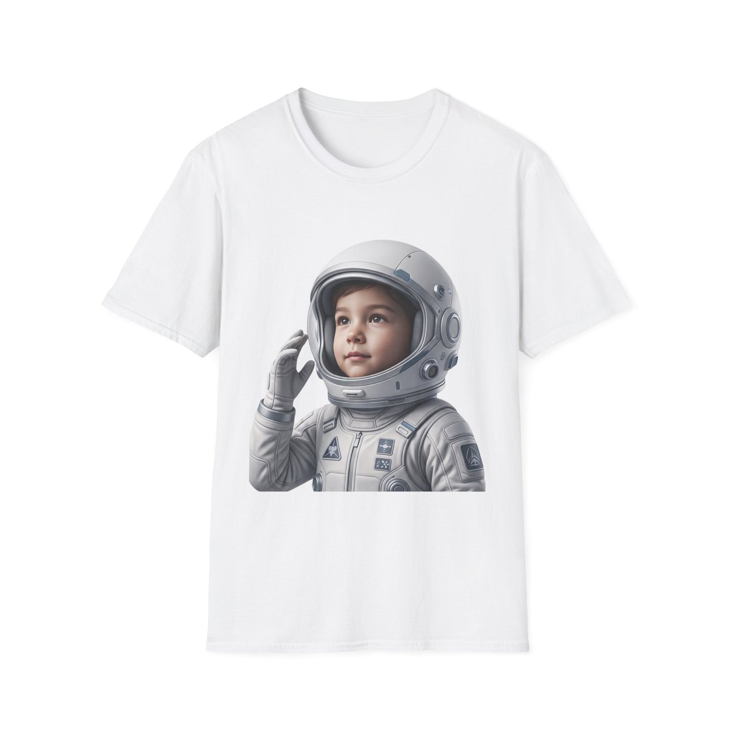 Astronaut Kid T-Shirt — Cute Space Helmet Graphic Tee for Space Lovers