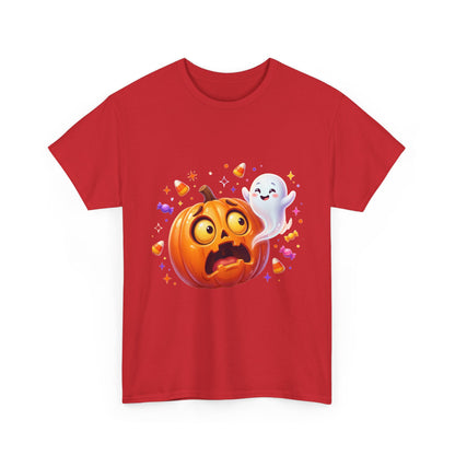 Halloween Pumpkin & Friendly Ghost T-Shirt
