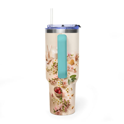 You Make Life Peachy Cat 40oz Travel Tumbler