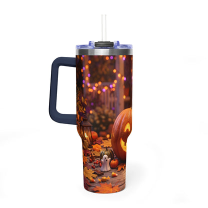 Halloween Pumpkin Jack-O’-Lantern 40oz Thermal Tumbler