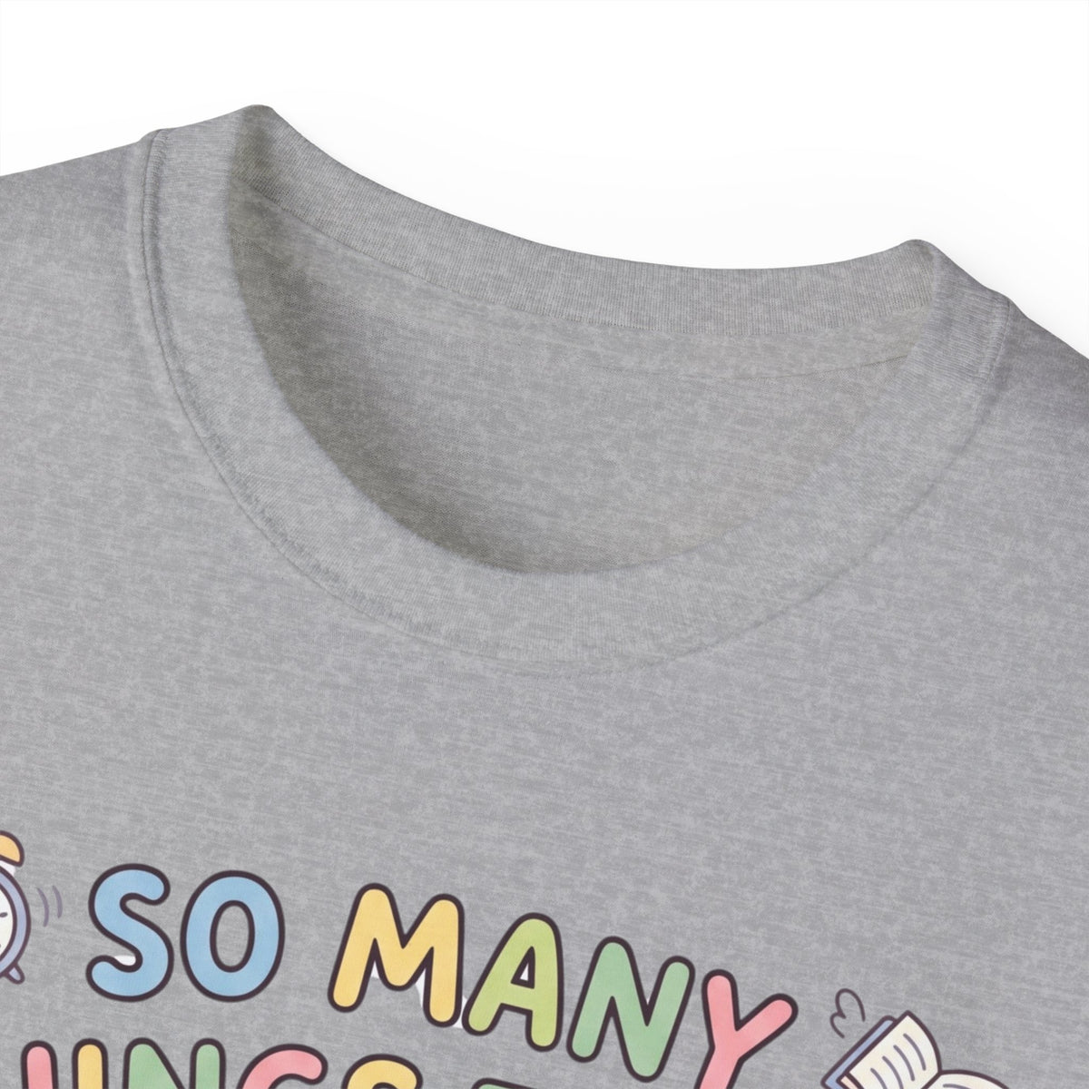 So Many Things To Do! Cat T-Shirt — Cute Stressed Kitty Graphic Tee