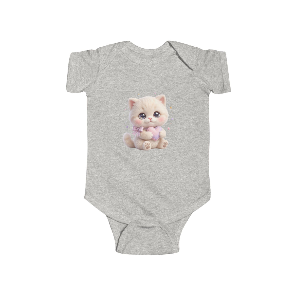 Cute Kitten Baby Bodysuit – Adorable Plush Cat Infant Onesie