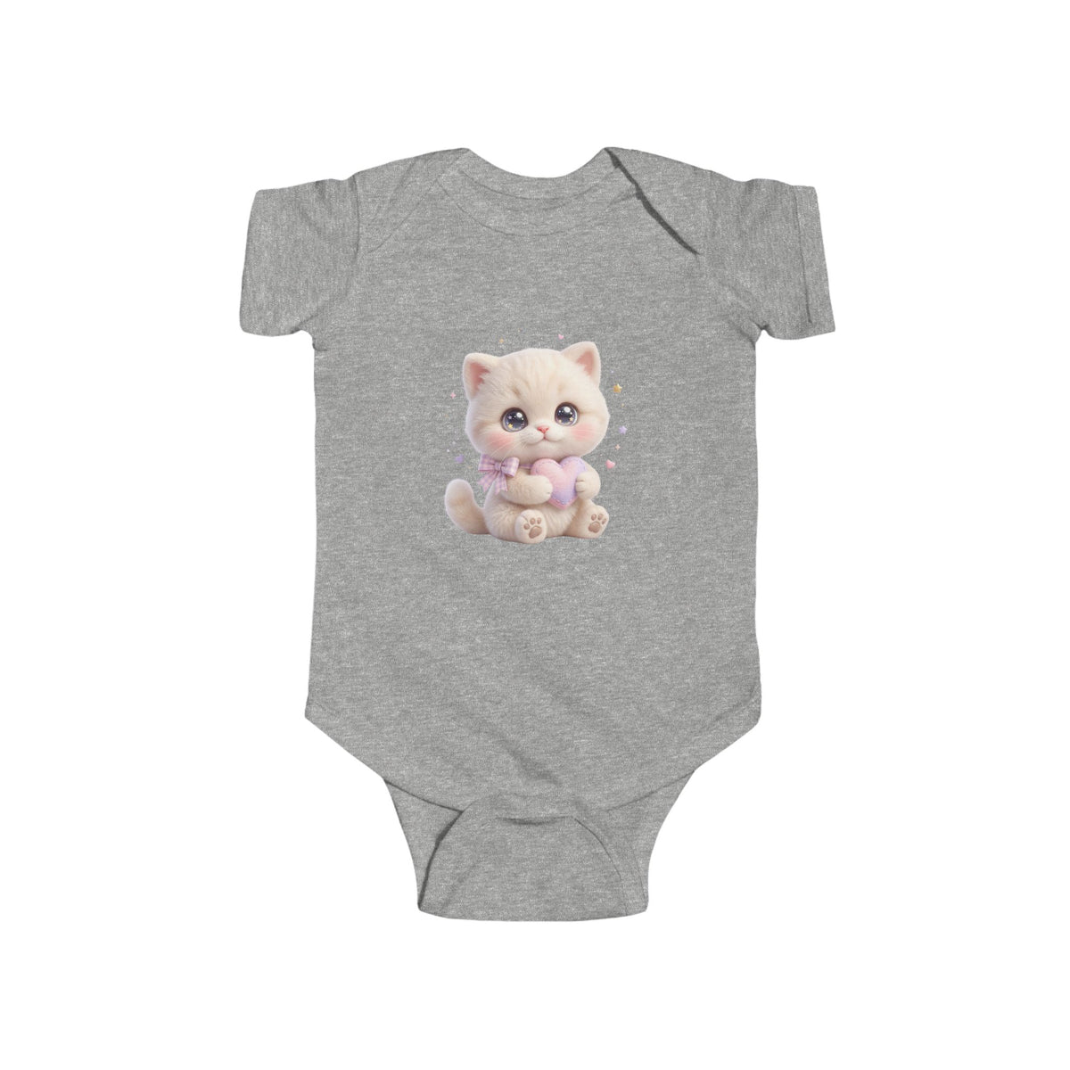 Cute Kitten Baby Bodysuit – Adorable Plush Cat Infant Onesie