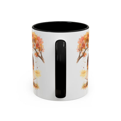 Autumn Couple Under Tree Coffee Mug