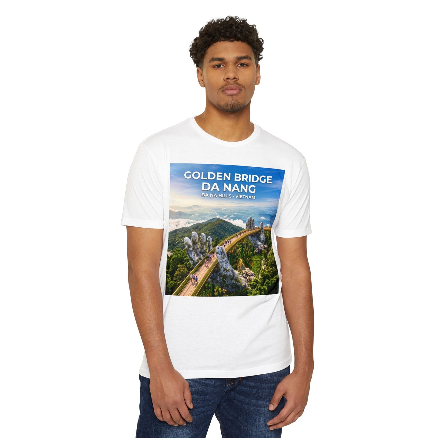 Golden Bridge Da Nang T-Shirt — Vietnam Travel Souvenir Tee