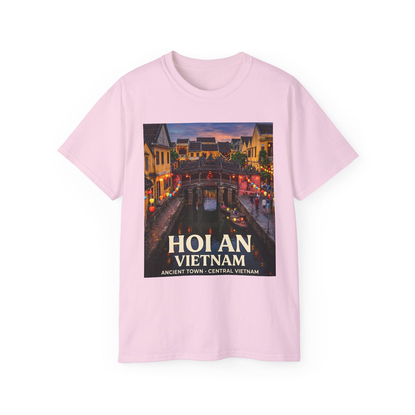 Hoi An Vietnam Travel T-Shirt — Ancient Town Night Scene Tee