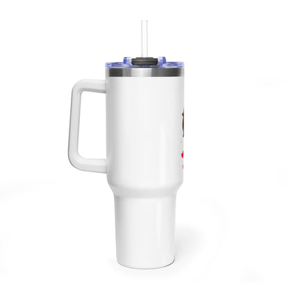 Cute Blushing Boy 40oz Vacuum Thermal Tumbler