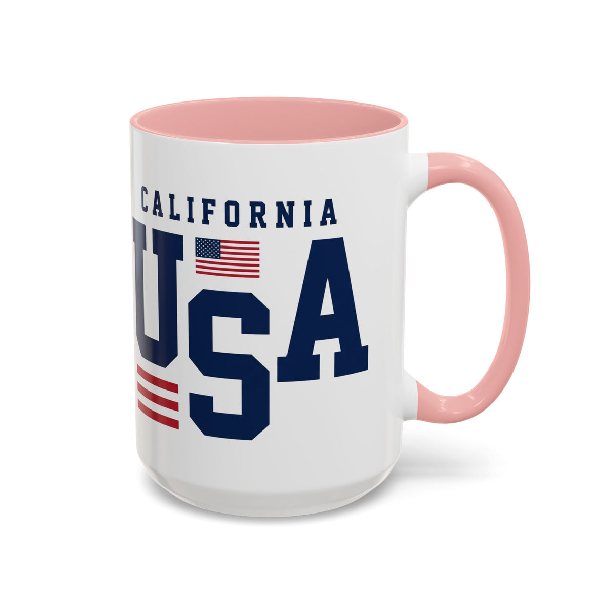 USA California Coffee Mug — Patriotic Accent 11/15oz