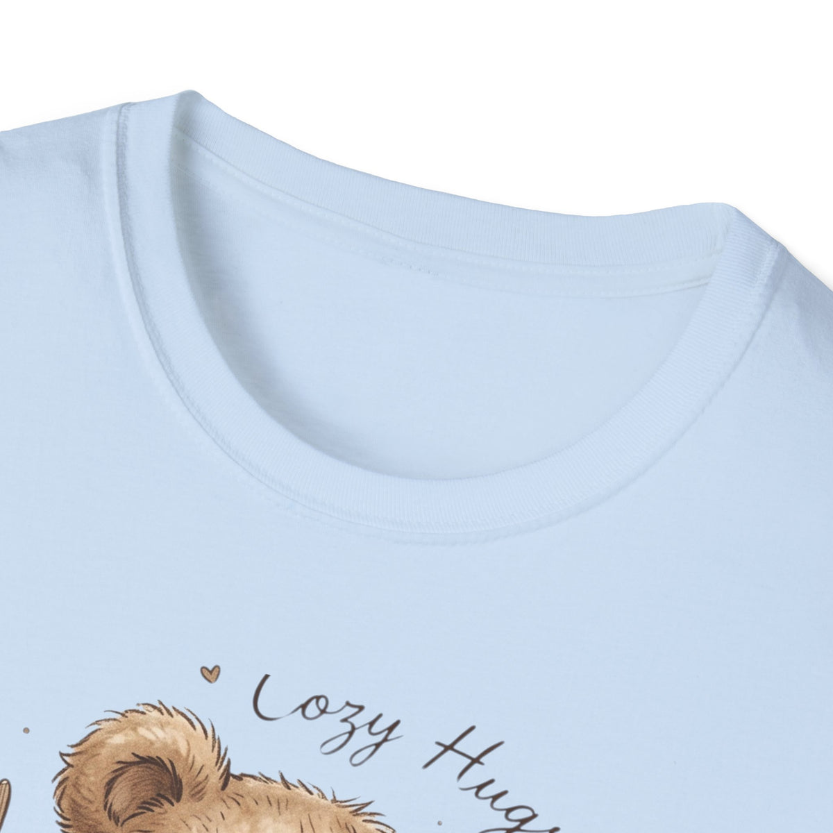 Cozy Hugs Teddy Bears T-Shirt — Cute Mom & Baby Bear Illustration