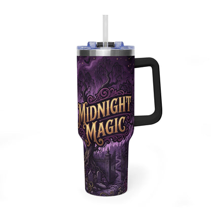 40oz Halloween Haunted Castle Thermal Tumbler
