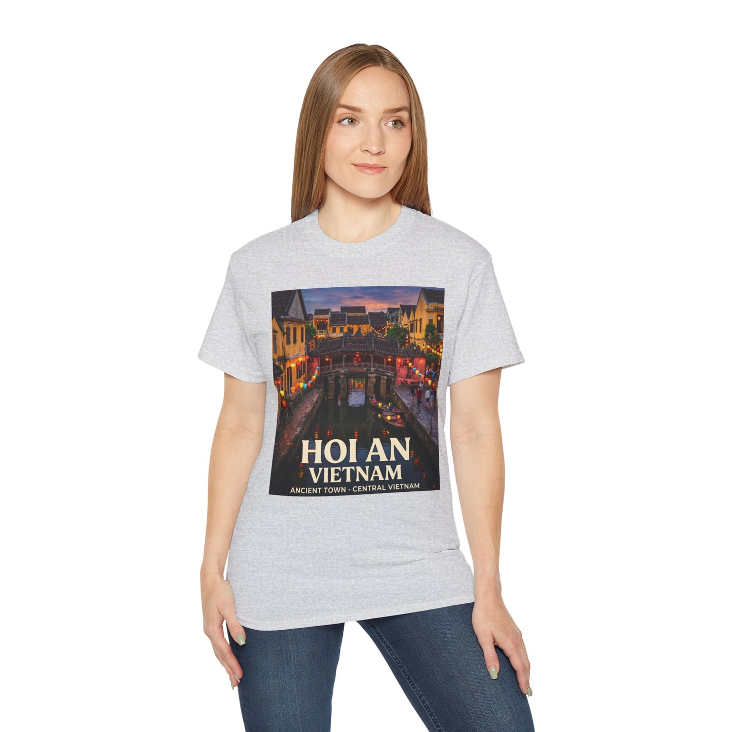 Hoi An Vietnam Travel T-Shirt — Ancient Town Night Scene Tee