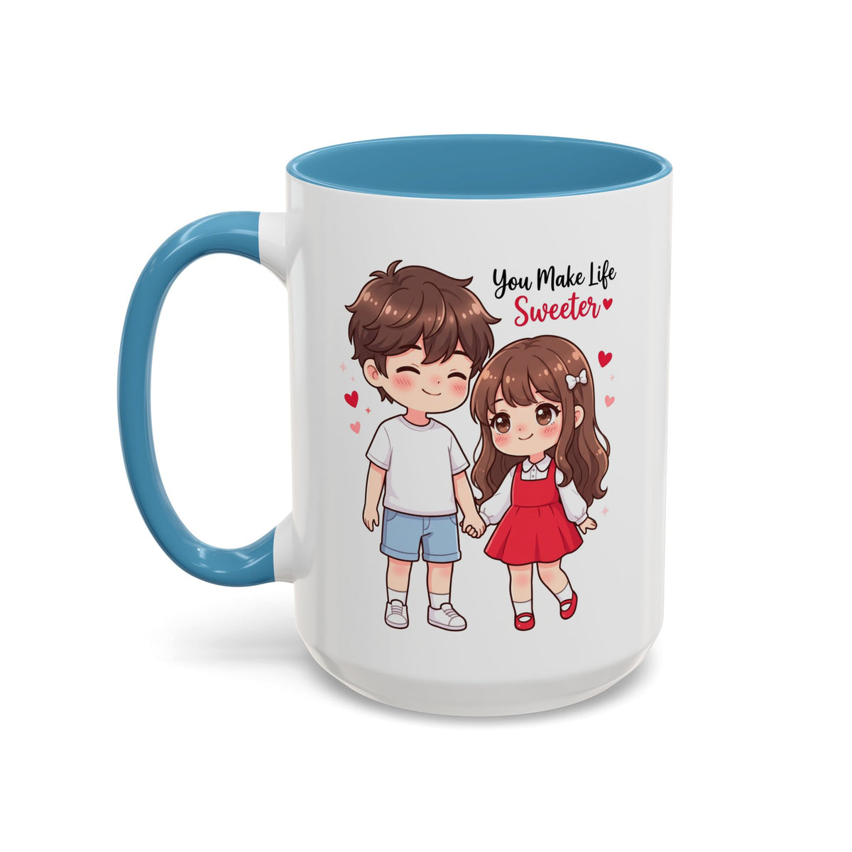 You Make Life Sweeter Couple Coffee Mug