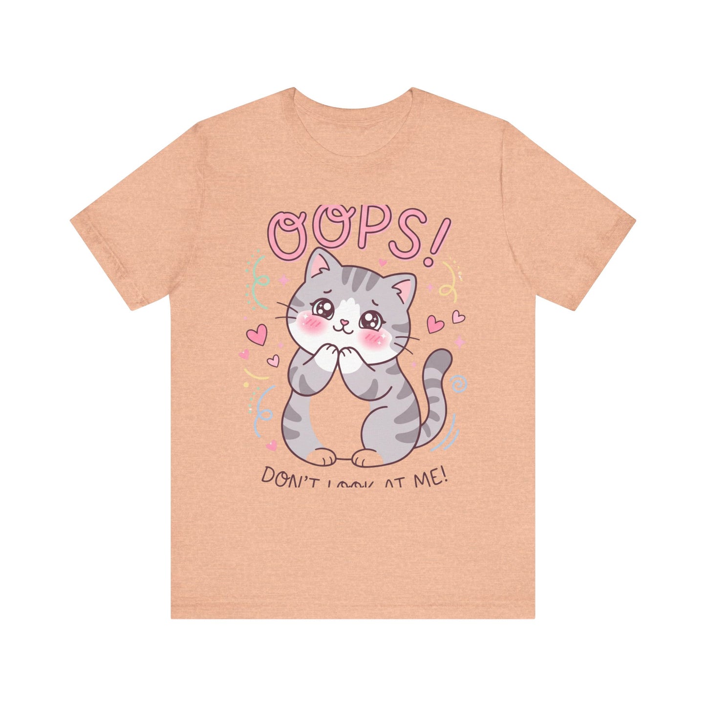 Oops! Don’t Blame Me Cute Kitten T-Shirt