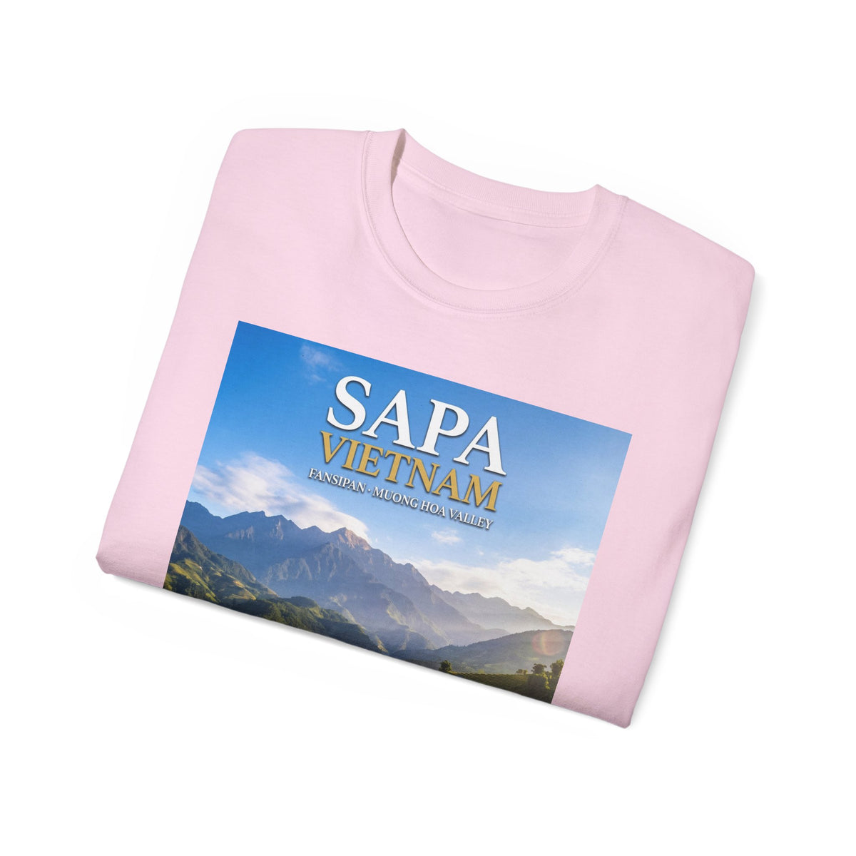 Sapa Vietnam Scenic Tee — Terraced Rice Field Travel T‑Shirt
