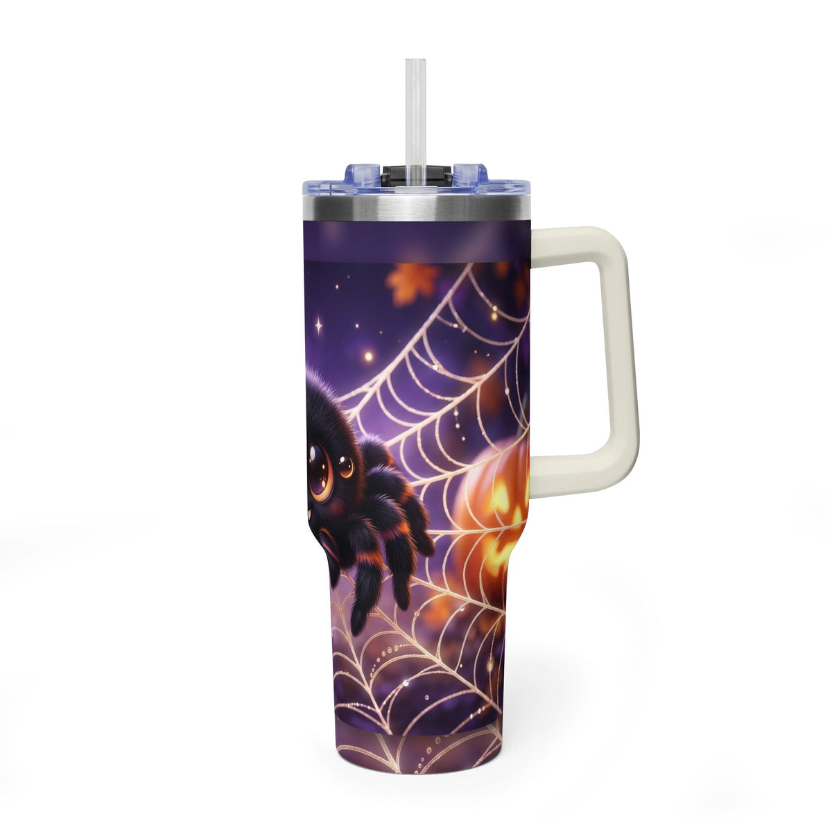 40oz Spider Web Moon Tumbler