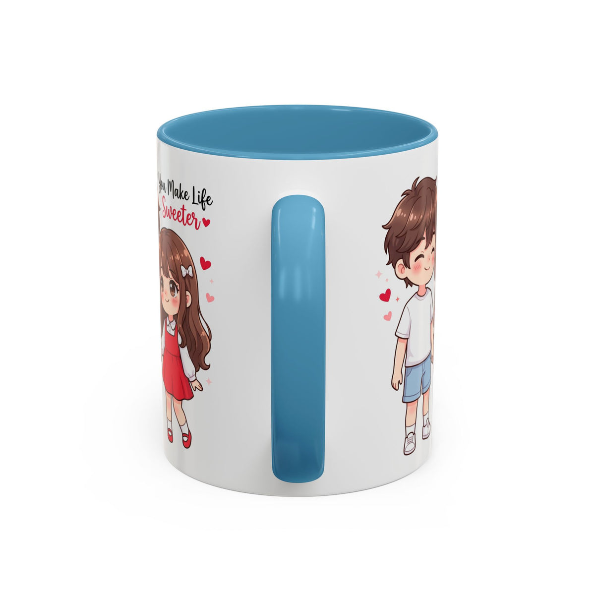 You Make Life Sweeter Couple Coffee Mug